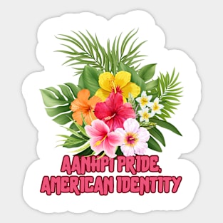 AANHPI Pride, American Identity Sticker